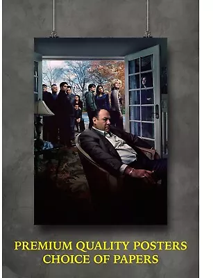 The Sopranos Classic TV Show Large Poster Art Print Gift A0 A1 A2 A3 A4 Maxi • £4.12