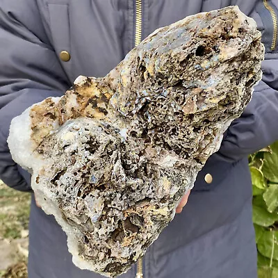 9.92LB Druzy Sphalerite Specimen Raw Quartz CrystalMetaphysicalUnique GiftHe • $0.99