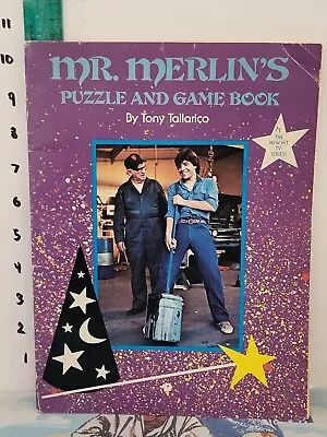 Vintage Mr Merlins Puzzle And Game Book • $15