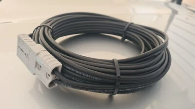 $37.85 • Buy 6mm X 5m 12 Volt Extension Lead Twin Core + 50 Amp Anderson Plugs Cable Wire
