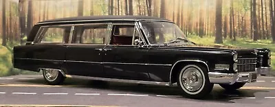 VERY RARE 1/18 Precision Miniatures 1966 Cadillac Limousine Hearse Black *READ* • $379