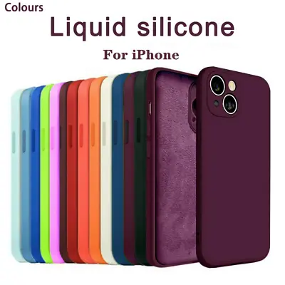 Case For IPhone 11 12 13 14 15 Pro Max Plus XR XS 8 7 Shockproof Silicone Cover • £2.89
