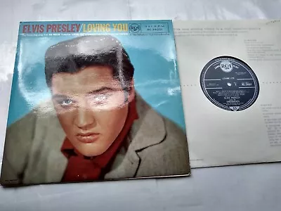 Elvis Presley - Loving You - UK 1958 Silver Spot Vinyl 10  LP Nr Mint • $72.11