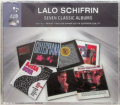 Lalo Schifrin- 7 Classic Albums 4-CD NEW Piano Espanol/= Brilliance/Bossa Nova + • £14.99