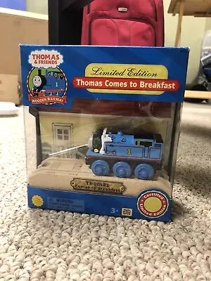 Thomas & Friends Wooden Railway ~ Ltd Ed. Thomas Comes To Breakfast  ~ 2003 Rare • $55