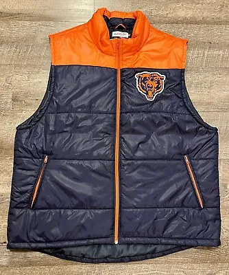 NFL Mitchell & Ness Throwbacks Chicago Bears Puffer Vest Adult 4XL • $85