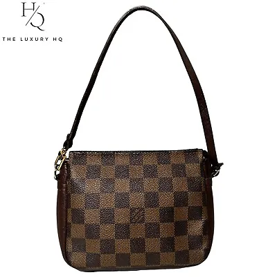 Pre-Owned Authentic Louis Vuitton Trousse Makeup Damier Shoulder Bag [LHQ82] • £500