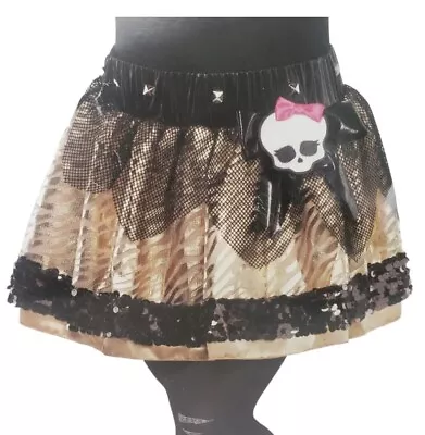 Monster High Metallic Tutu Child Halloween Costume DressUp Cosplay One Size • $10