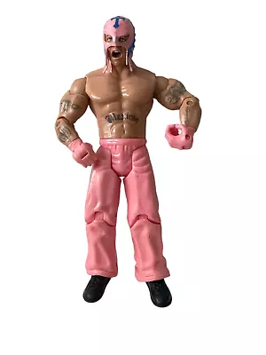 WWE Wrestling Jakks Pacific 2003 Rey Mysterio Pink Pants Action Figure • $12.99