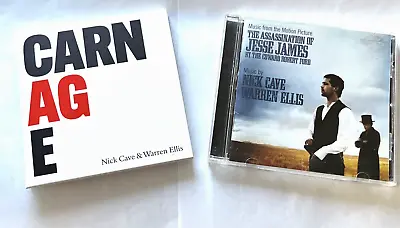 NICK CAVE/WARREN ELLIS 2 CDs:  Carnage ('21) &  'Assassin. Of Jesse James' ('07) • $16