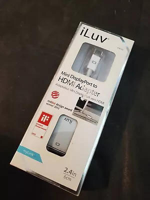 ILuv ICB703 White Mini DisplayPort To HDMI Adapter Connect Mac To HDMI • $11