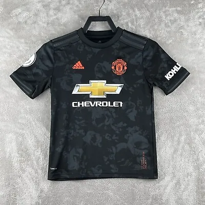 Manchester United Kids Adidas 2019-20 Lingard #14 Jersey Black Size Medium • $32.60