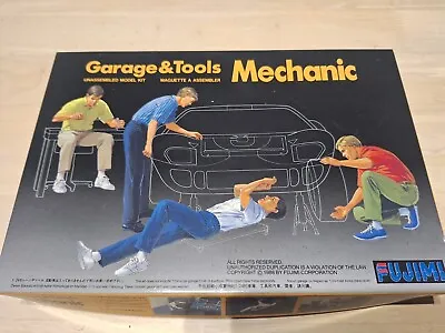 Fujimi 1/24 Scale Garage Mechanic Plastic Model Kit • $25