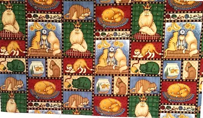 Debbie Mumm New 12 X 22 Inches Cats Mumms The Word Crafts Quilt Sewing • $9.50