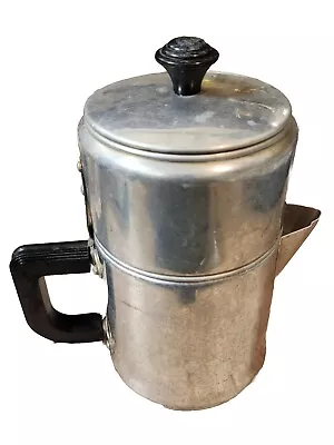 Vintage Aluminum Dripolator Coffee Pot 3 Cups  • $32.77