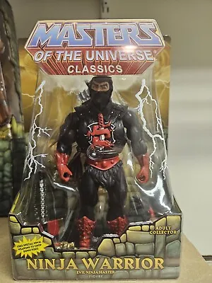 Masters Of The Universe Classics NINJOR Ninja Warrior ~ New W/Box RARE  OOP  • $94.99