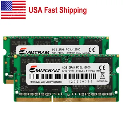 US 16GB 2x8GB DDR3-12800s 1600Mhz 1.35V Memory For MacBook Pro Mid-2012 13  15  • $28.19