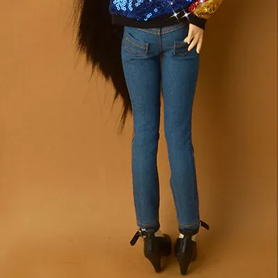 [Dollmore] 1/4 BJD Outfits MSD - UPN Skinny Jean Pants (L.Blue) • $22.50