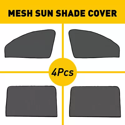 4PCS Universal Sunshade Sun Shade Cover Visor Car Side Window Mesh Screen Shield • $12.99