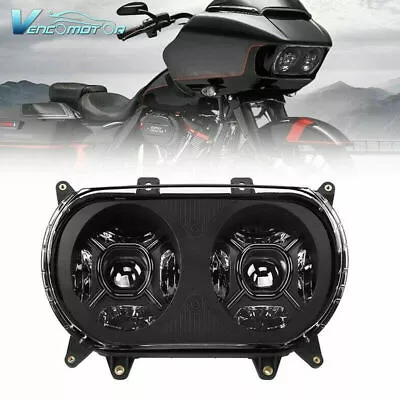 127W Dual LED Headlight Headlamp Projector Hi/Lo Beam For Road Glide 2015-2023 • $184.65