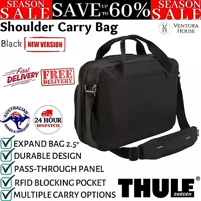 Thule Crossover 2 Travel Shoulder Carry Bag Pouch 15.6  Laptop 10.1  Tablet Blac • $336.44