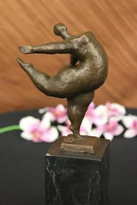 Curvy Abstract Modern Art Woman Bronze Sculpture Signed Milo Statue Figure Sale • $99.50