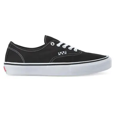 Vans Skate Authentic Black White Mens Skateboard Shoes • $129.99