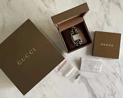 $685 • Buy Gucci Signoria Horsebit Women's Wristwatch. Inc Receipt & Original Packaging.