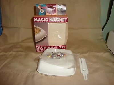 Vintage 1986 Magic Magnet-Sewing-Pins-Needles-Tacks-Detachable Belt Clip--(DV) • $15