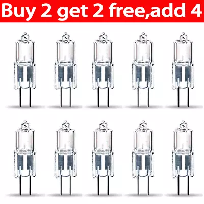 £3.25 • Buy 10pcs G4 Halogen Bulbs Capsule Lamps Light Lamp 10W 20W Watt 12V Volt 2 Pin UK