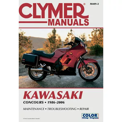 CLYMER Physical Book For Kawasaki ZG1000 Concours/GTR1000 1986-2004 | M409-2 • $35.95