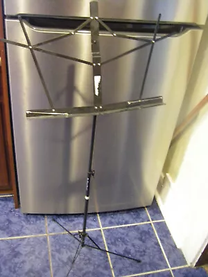 On-Stage Stands  Compact Folding Music Stand Black • $8.88