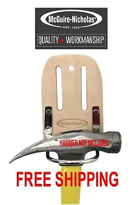 New McGuire-Nicholas Leather Hammer Holder Holster For Work Tool Belt #439 • $5.88