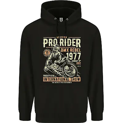 BMX Pro-Rider 1977 Cycling Bike Bicycle Mens 80% Cotton Hoodie • $44.81