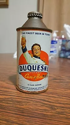 Duquesne Beer Vintage Cone Top Can With Cap • $19.99