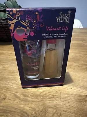 £9 • Buy Suzi Yung Vibrant Life Eau De Parfum 30ml Spray 100ml  Body Lotion Gift Set.