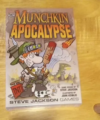 Munchkin Apocalypse Card Game Steve Jackson Games SJG 1503 • $29.99