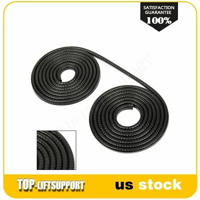 Black 4M U-Channel Rubber Seal Car Door Edge Guard Molding Trim Protectors Strip • $8.69