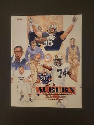 Auburn Football Illustrated - Vanderbilt Game - October 3 1992 • $17.37