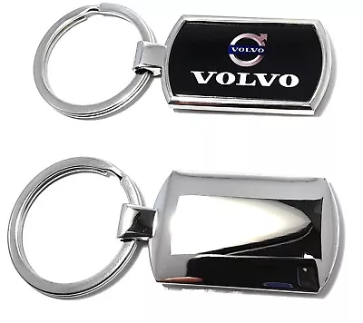 Volvo Logo Keyring Free Gift Box Chrome Metal Birthday Gifts Accessories • $7.89