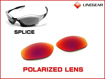 $57 • Buy LINEGEAR UV420 Premium Red - Polarized Lens For Oakley Splice [SP-PR-POLA]