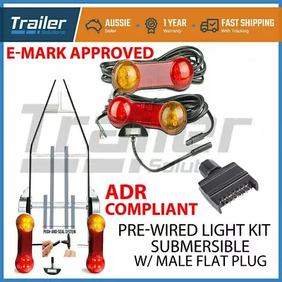 $50.69 • Buy Trailer Led Wire Kit Easy To Install Plug And Play Wiring Lamp Boat Diy
