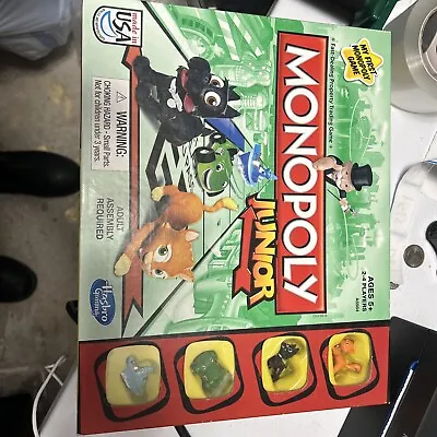 Hasbro Monopoly Junior Board Game -Complete- • $11.23