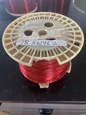 18 Gauge Enameled Copper Magnet Wire. 7.8 Lbs • $90