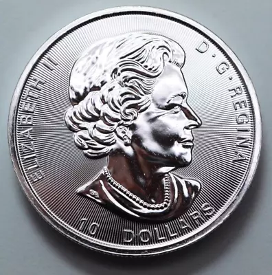 2022 2 Oz 9999 Silver Round $10 Dollar Canada Twin Maples Coin Rare No Reserve. • $57.01