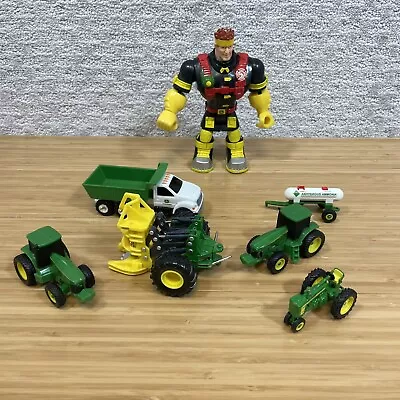 ERTL John Deere Toys Lot Of 6 Tractors Dump Truck Ammonia  1:64 Action Figure • $8.99