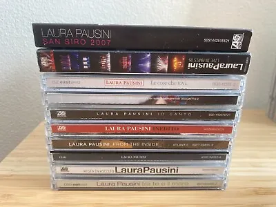 Laura Pausini_ Lot Lot 10 X CD Album & DVD_ MINT RARE • £71.87