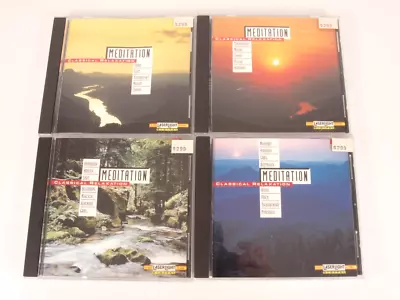 Meditation Classical Relaxation CDs Lot Of 4 Volumes 2 5 6 10 LaserLight Digital • $16.99