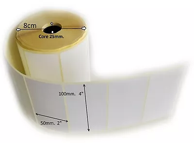 £2.27 • Buy Blank White Self Adhesive Sticky Address Printer Printer Labels 100X50mm 4 X2 