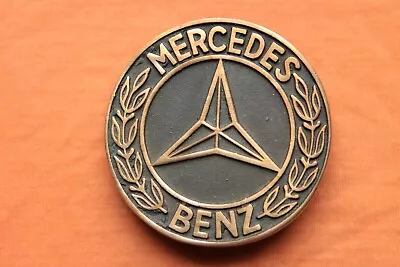 Vintage UB Mercedes Benz Solid Bronze Belt Buckle  • $69
